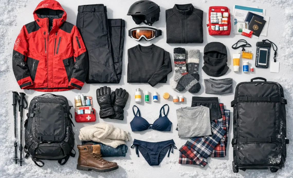 ski trip packing list