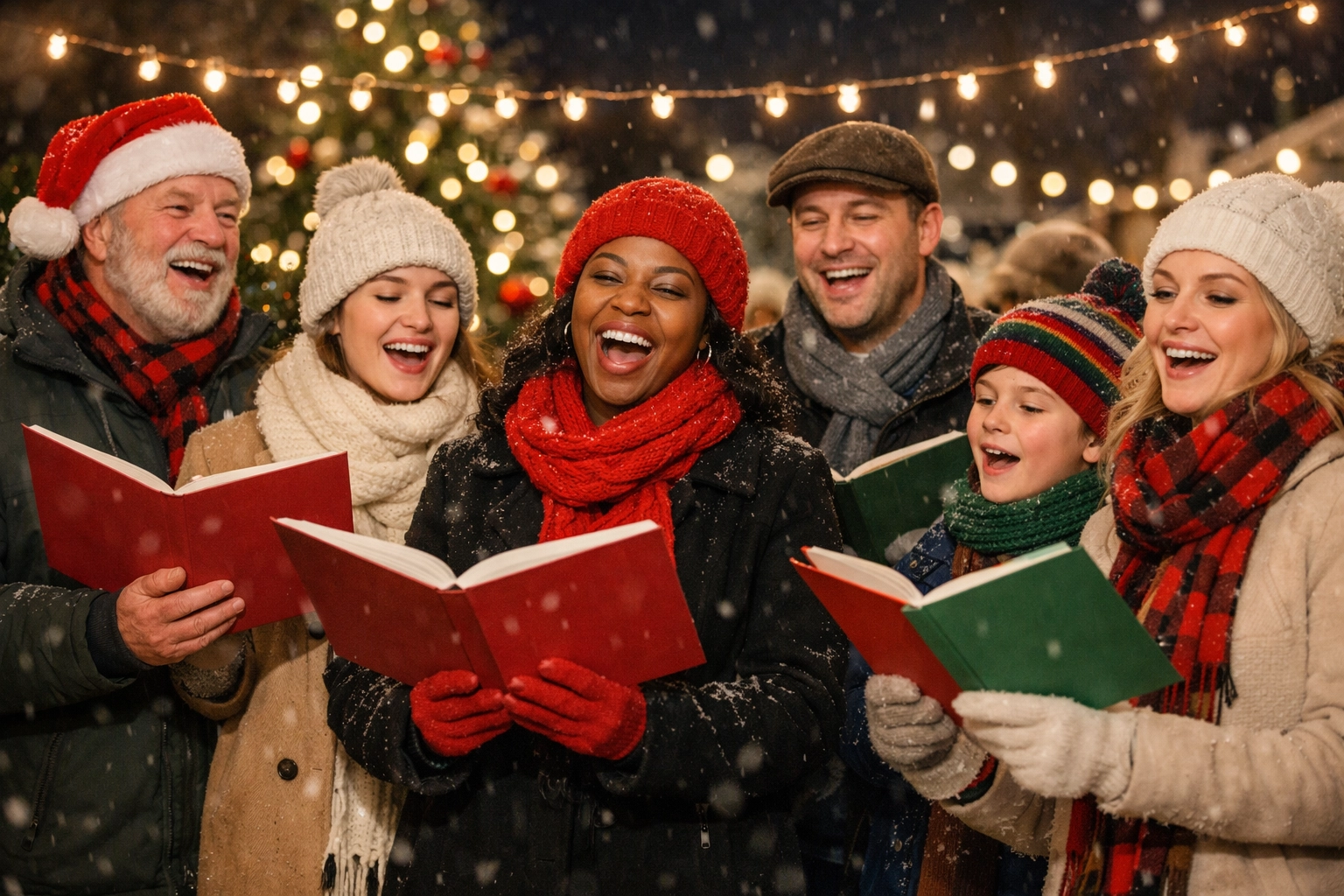 Attend Christmas Caroling Events