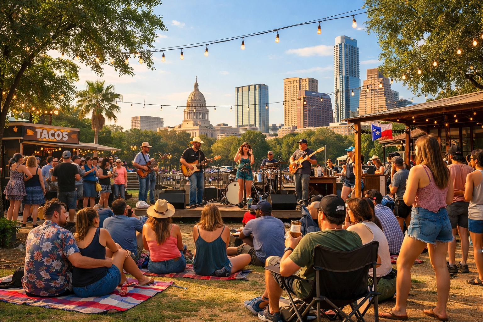 Austin Texas Music and Warm Weather