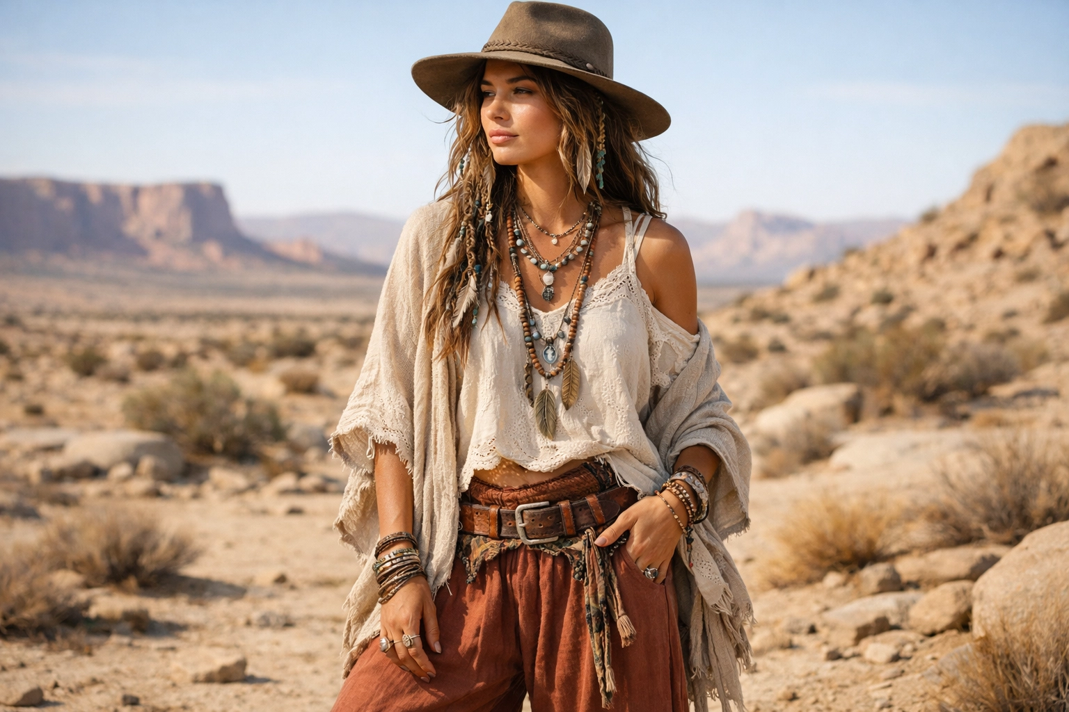 Boho Inspired Desert Outfit