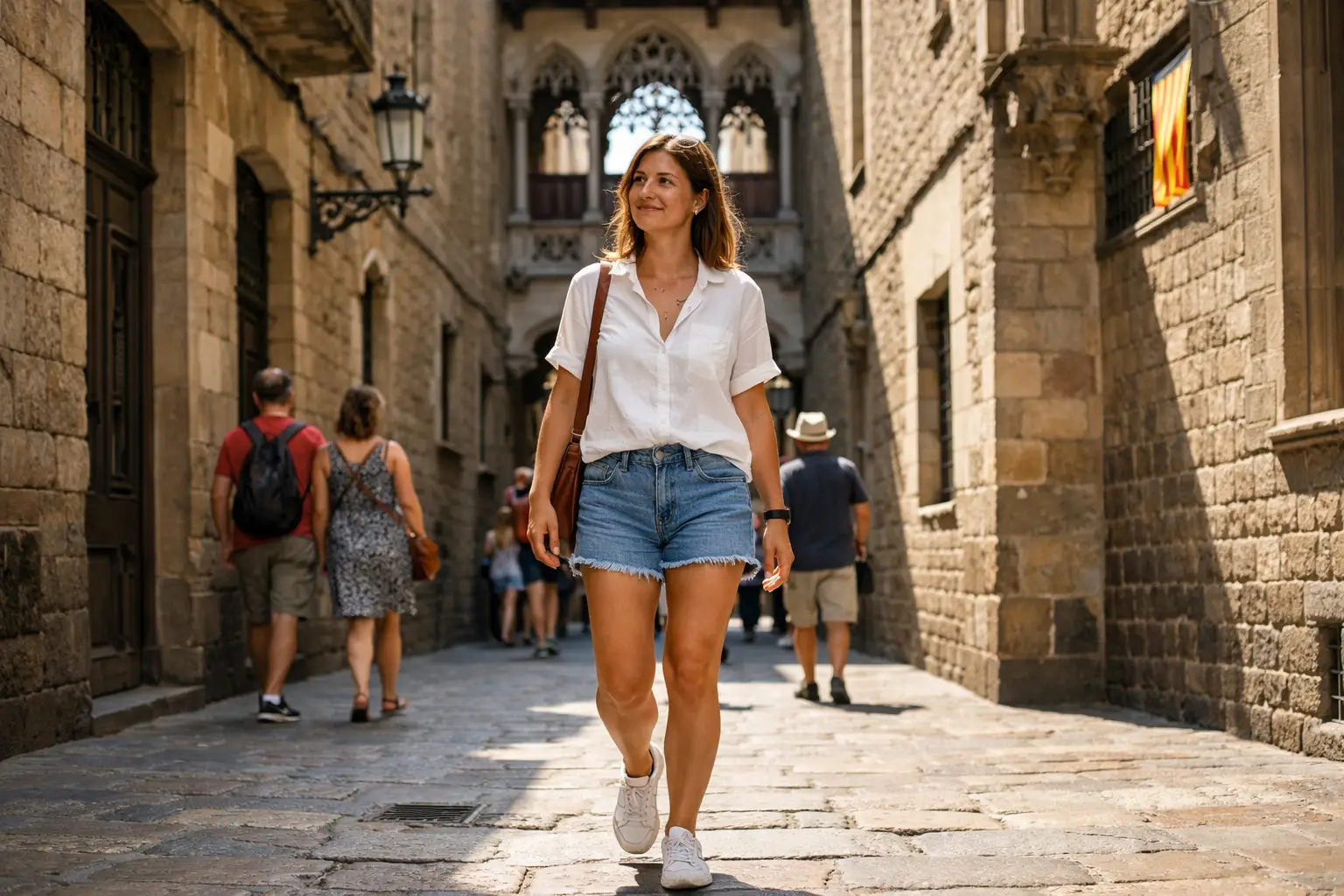 Casual Sightseeing Outfit for Day One