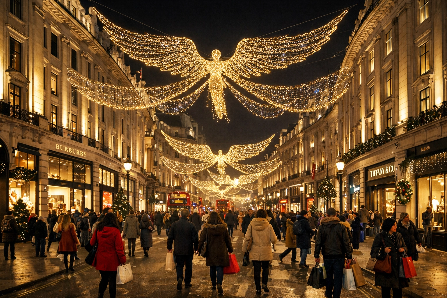 Christmas Shopping on Regent Street