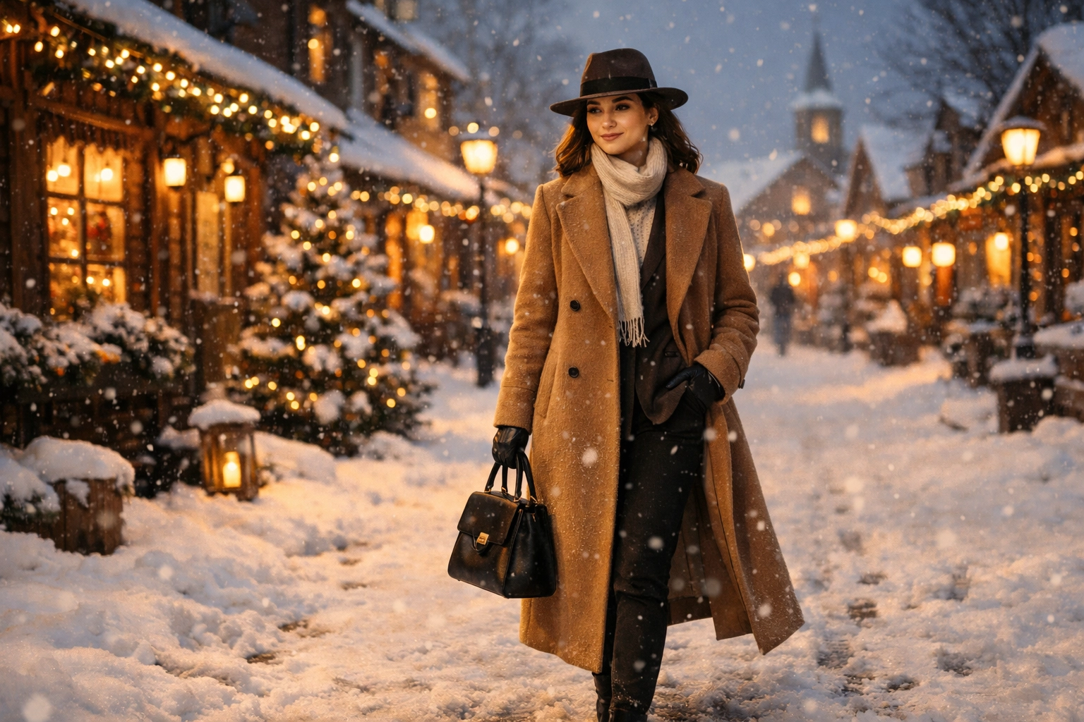 Classic Wool Coat Winter Look