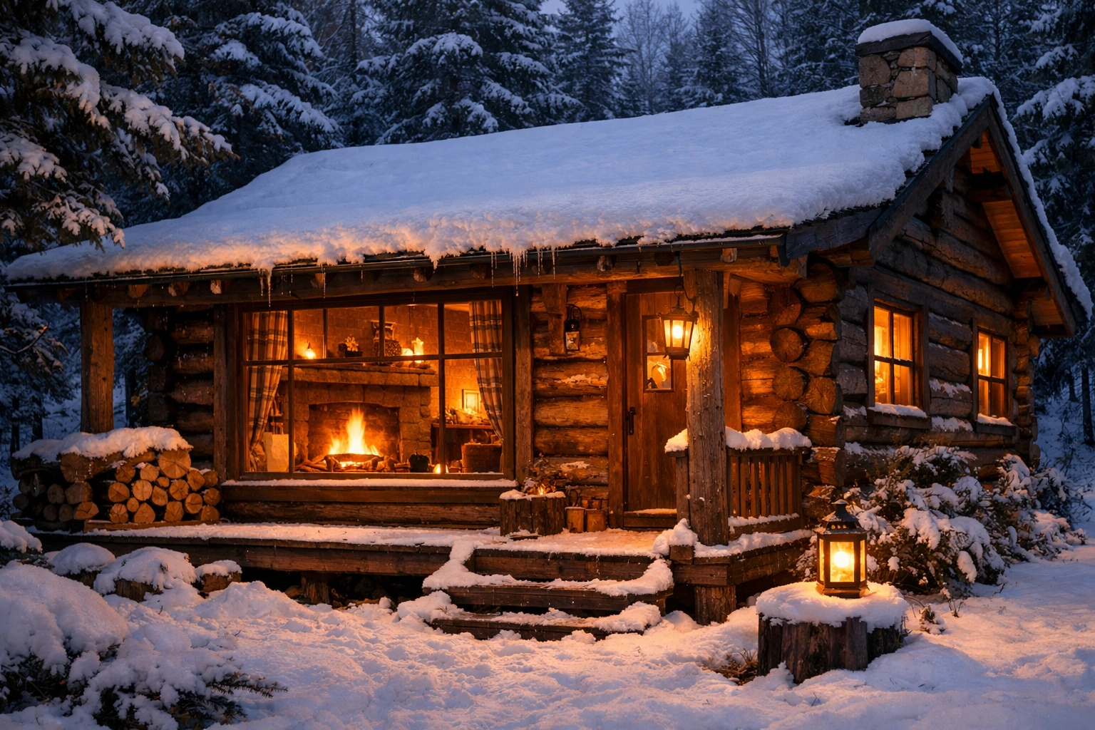 Cozy Cabin with Fireplace