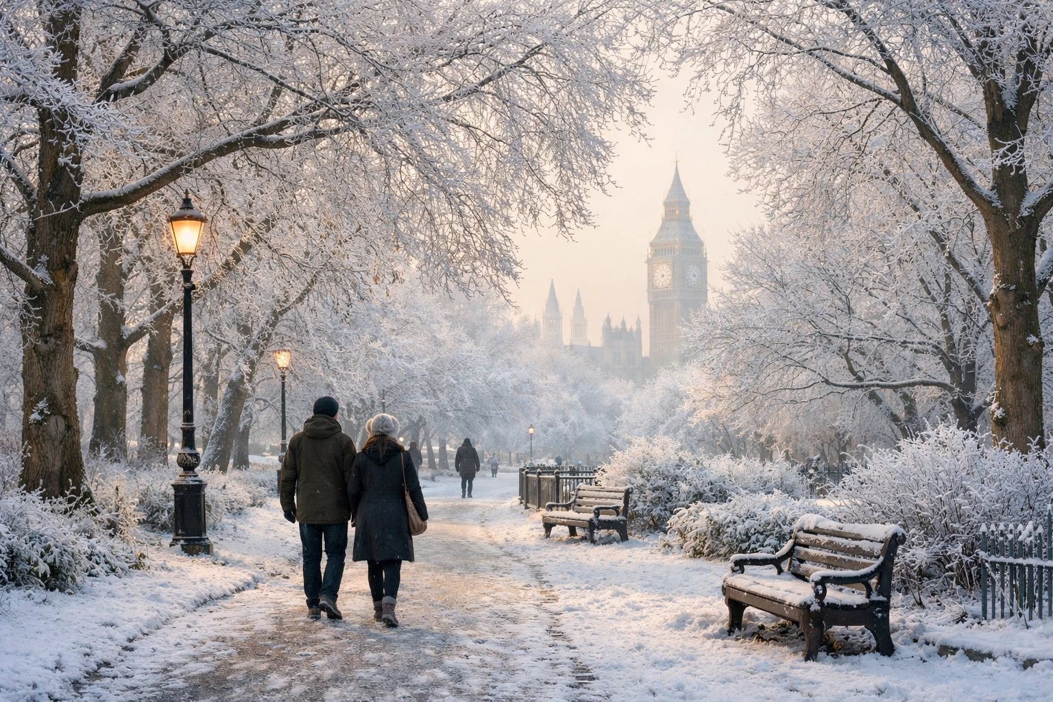 Cozy Winter Walks in Parks