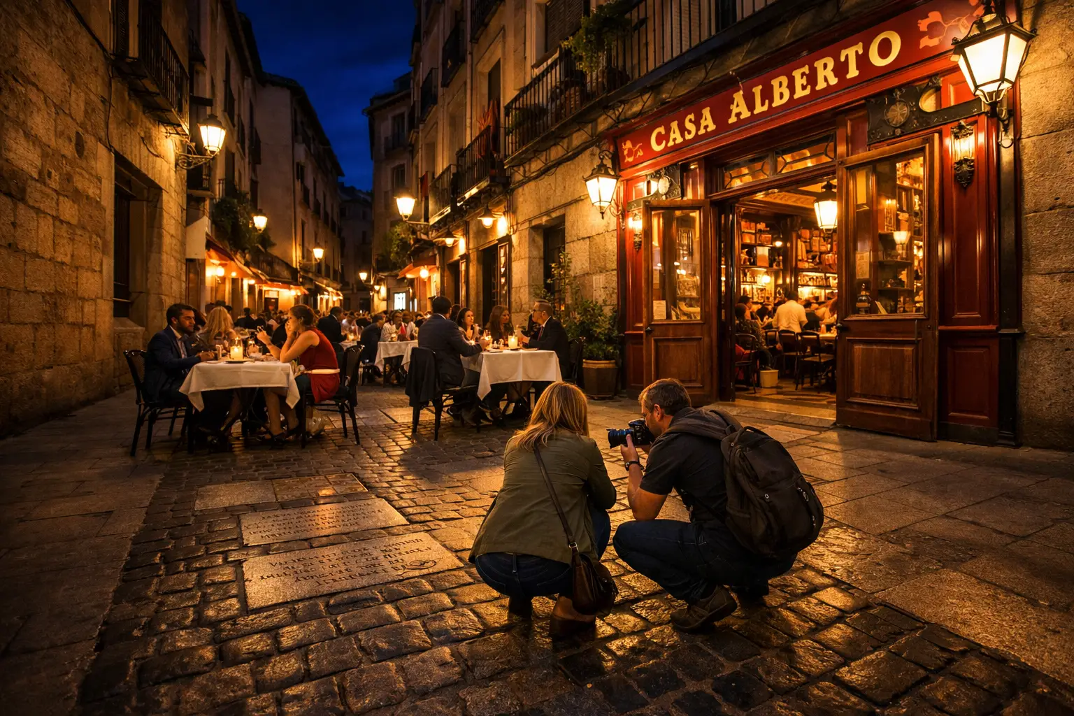 Evening Dinner in Barrio de las Letras