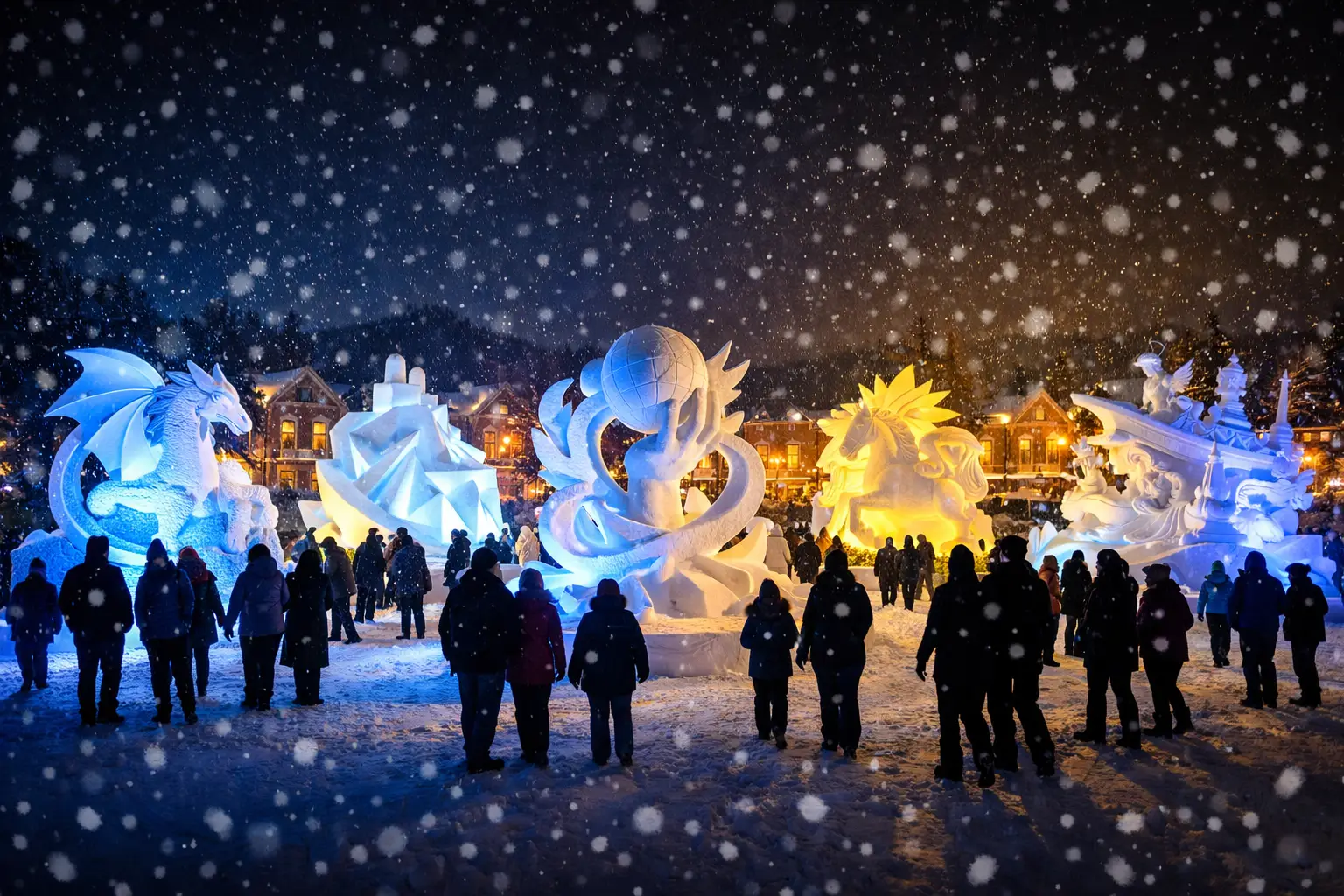 Experience the International Snow Sculpture Championships