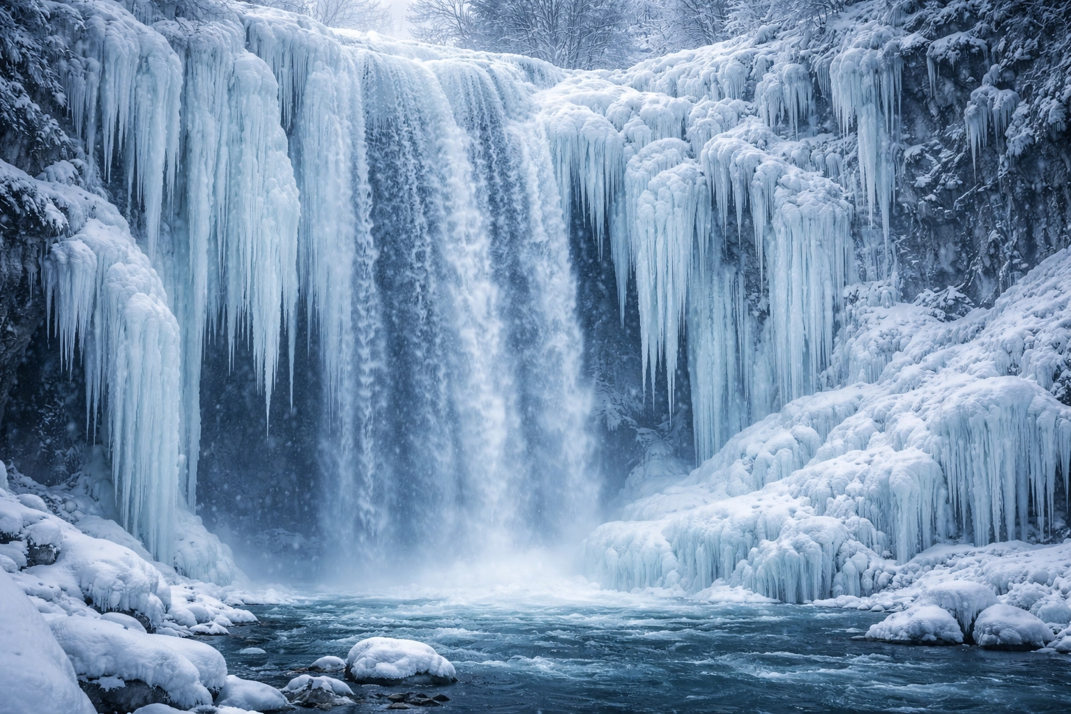 Explore Frozen Waterfalls