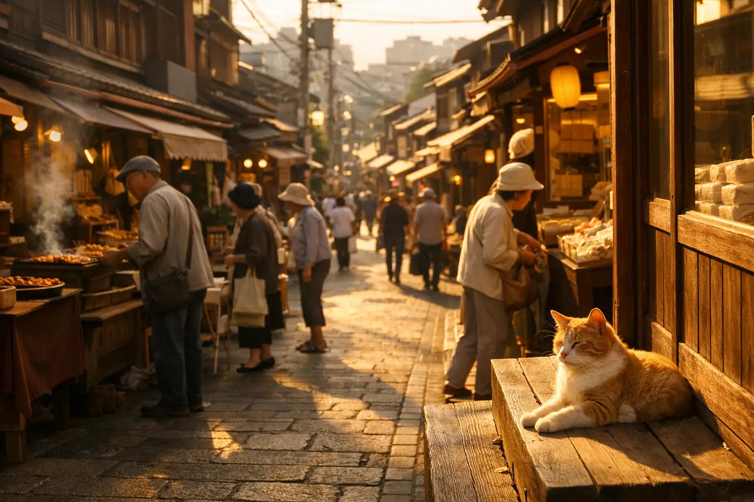 Explore Yanaka Ginza Old Town Atmosphere