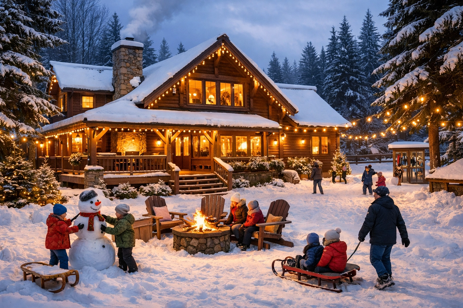 Family Friendly Winter Cabin