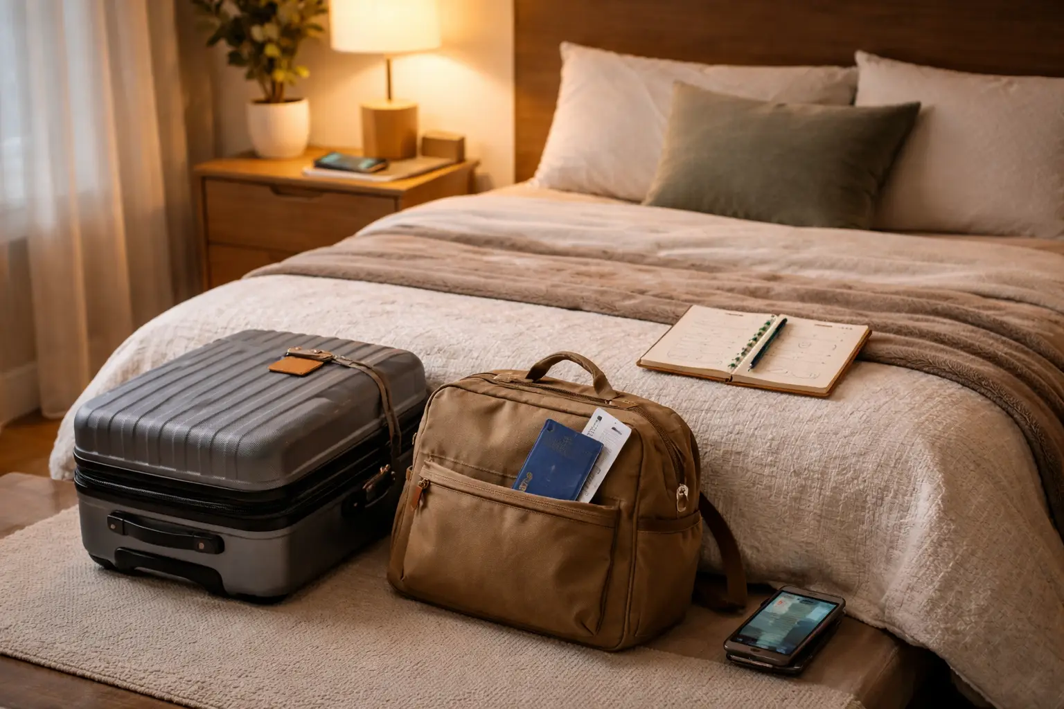 Finalize Your Packing the Night Before Departure