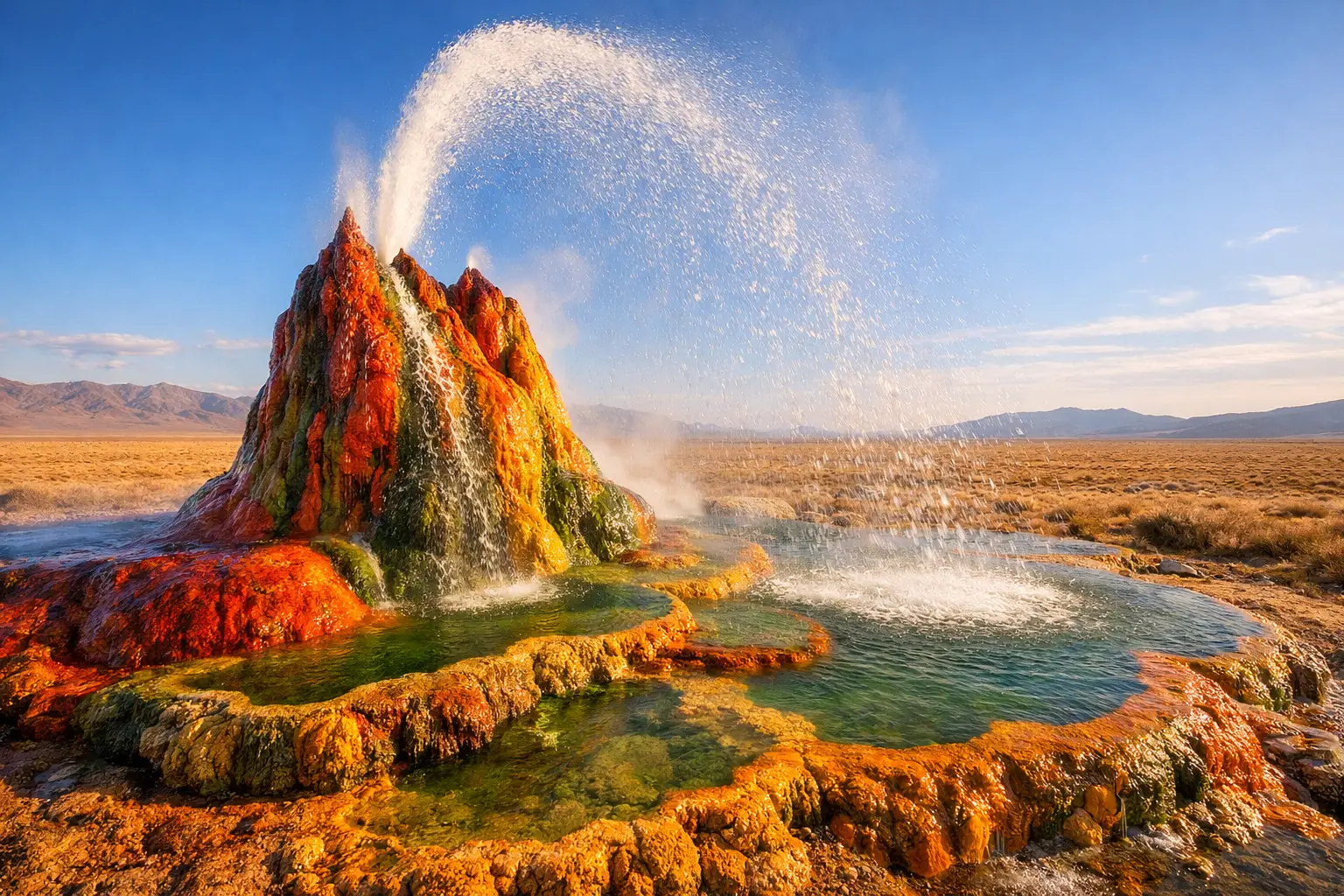 Fly Ranch Geyser Nevada USA