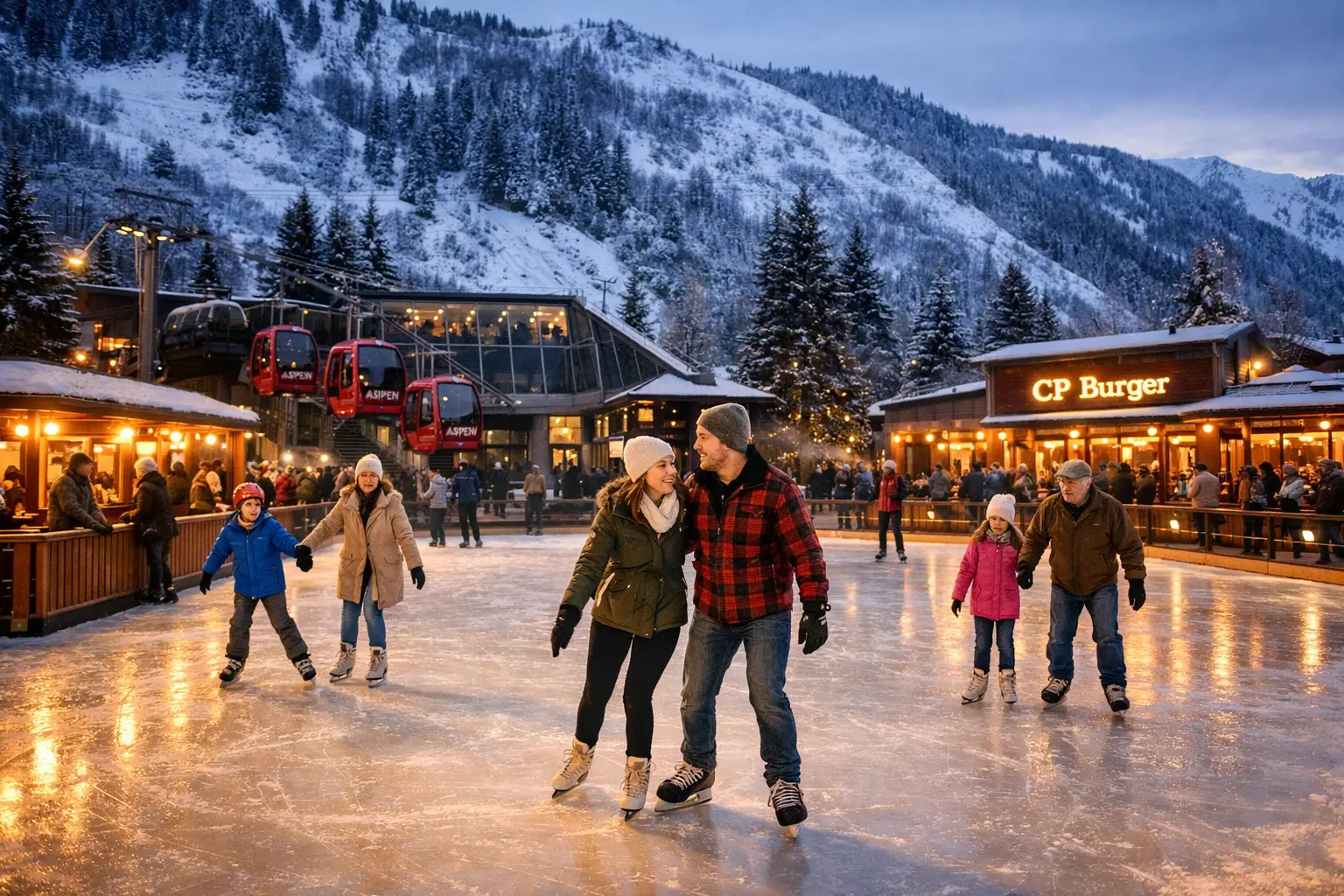 Go Ice Skating at the Silver Circle Rink