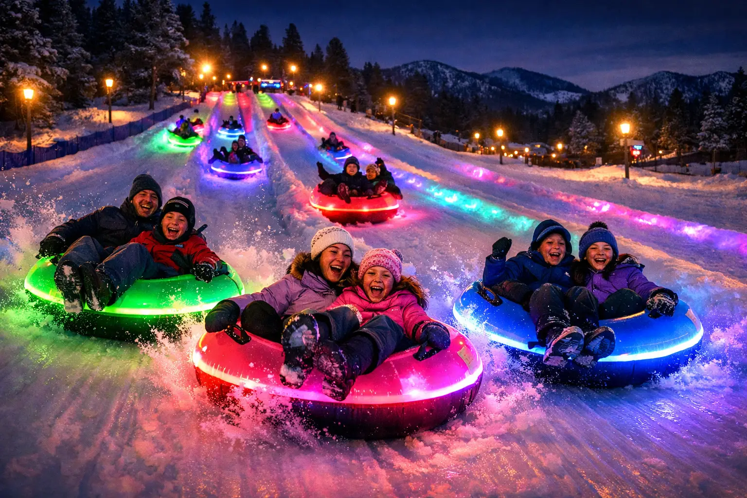 Go Snow Tubing and Sledding at Big Bear Snow Play