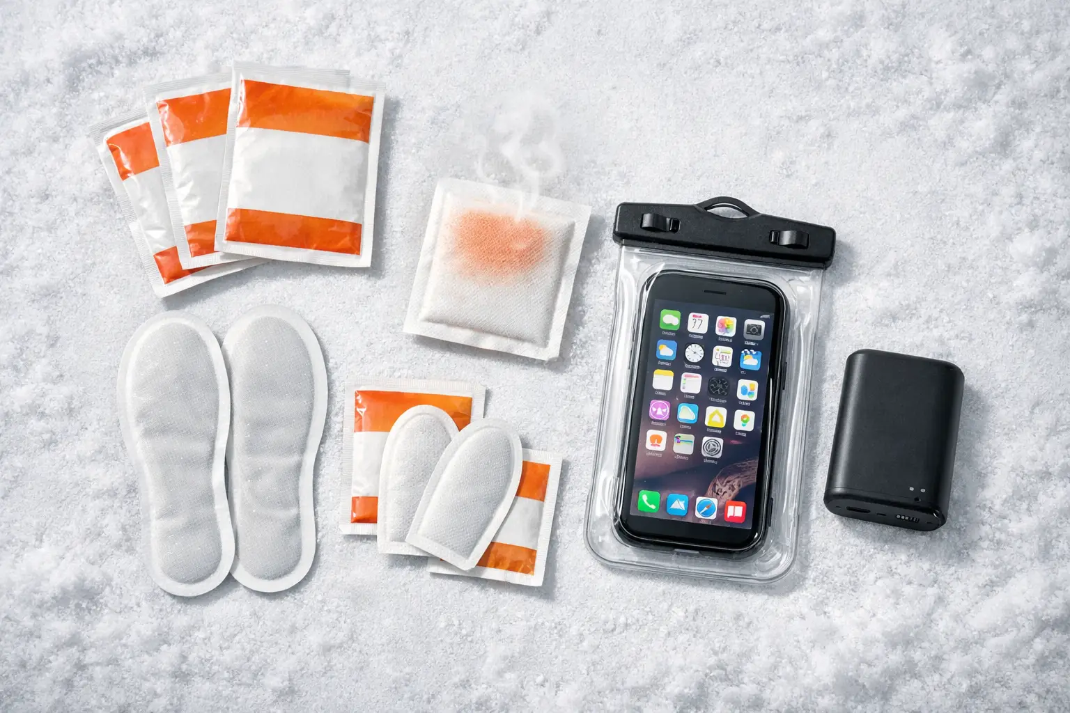 Hand Warmers and Waterproof Phone Case