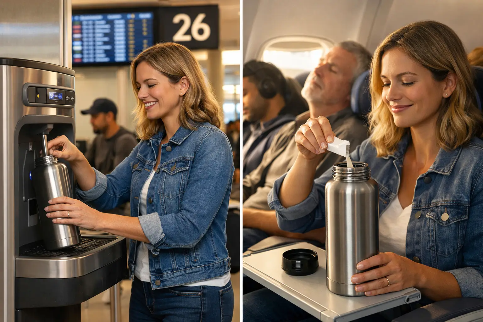 Hydrate Before You Travel and Throughout the Journey