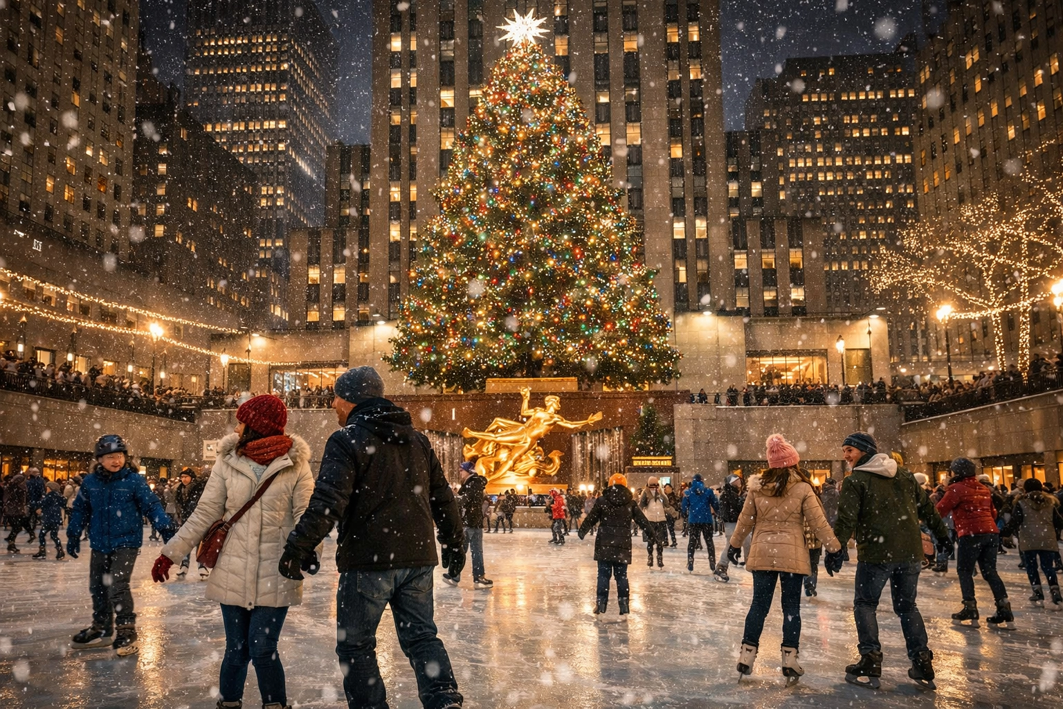 Ice Skating at Rockefeller Rink
