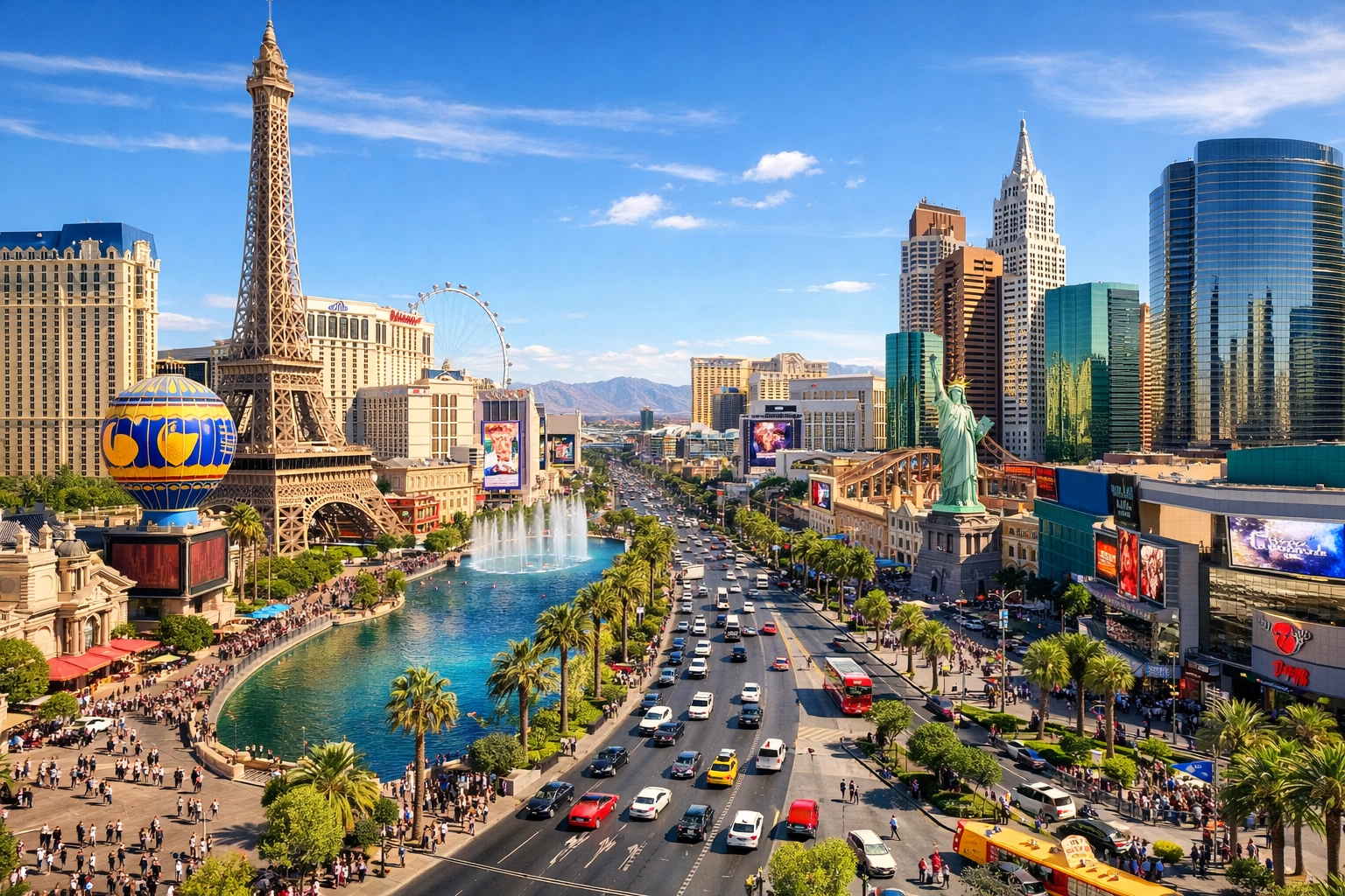 Las Vegas Nevada Entertainment and Sunshine