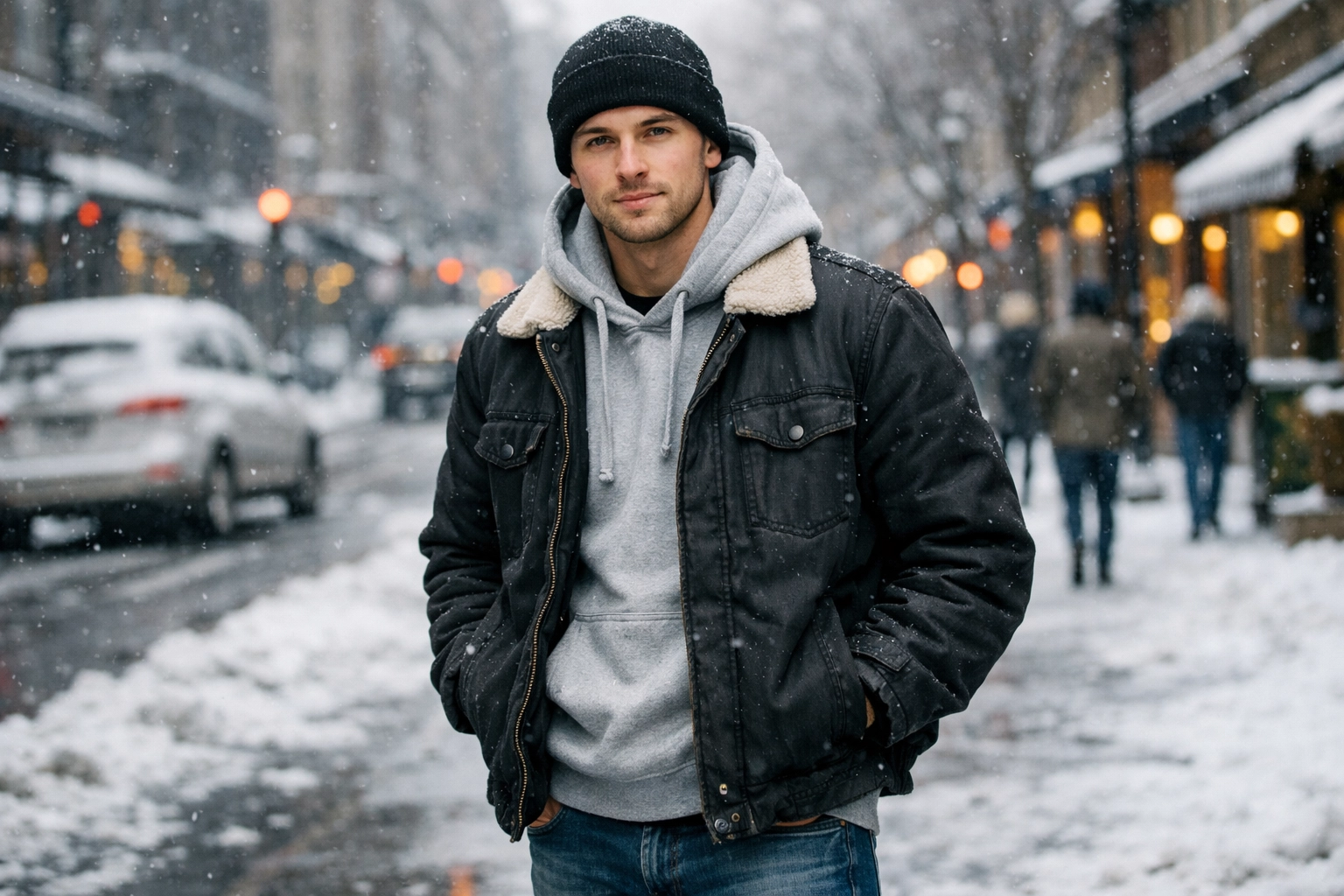 Layered Hoodie Street Style