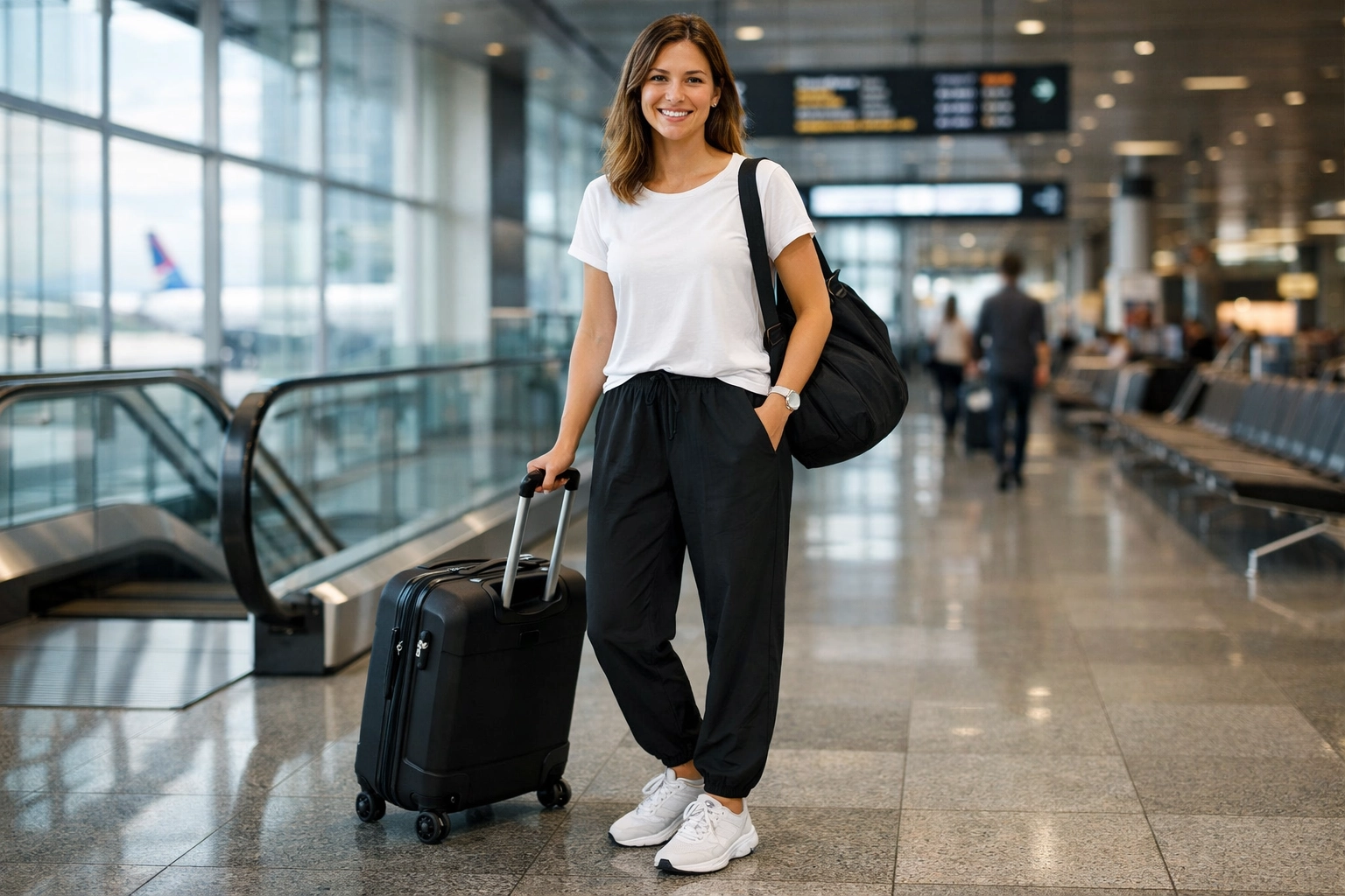 Lightweight Airport Travel Outfit