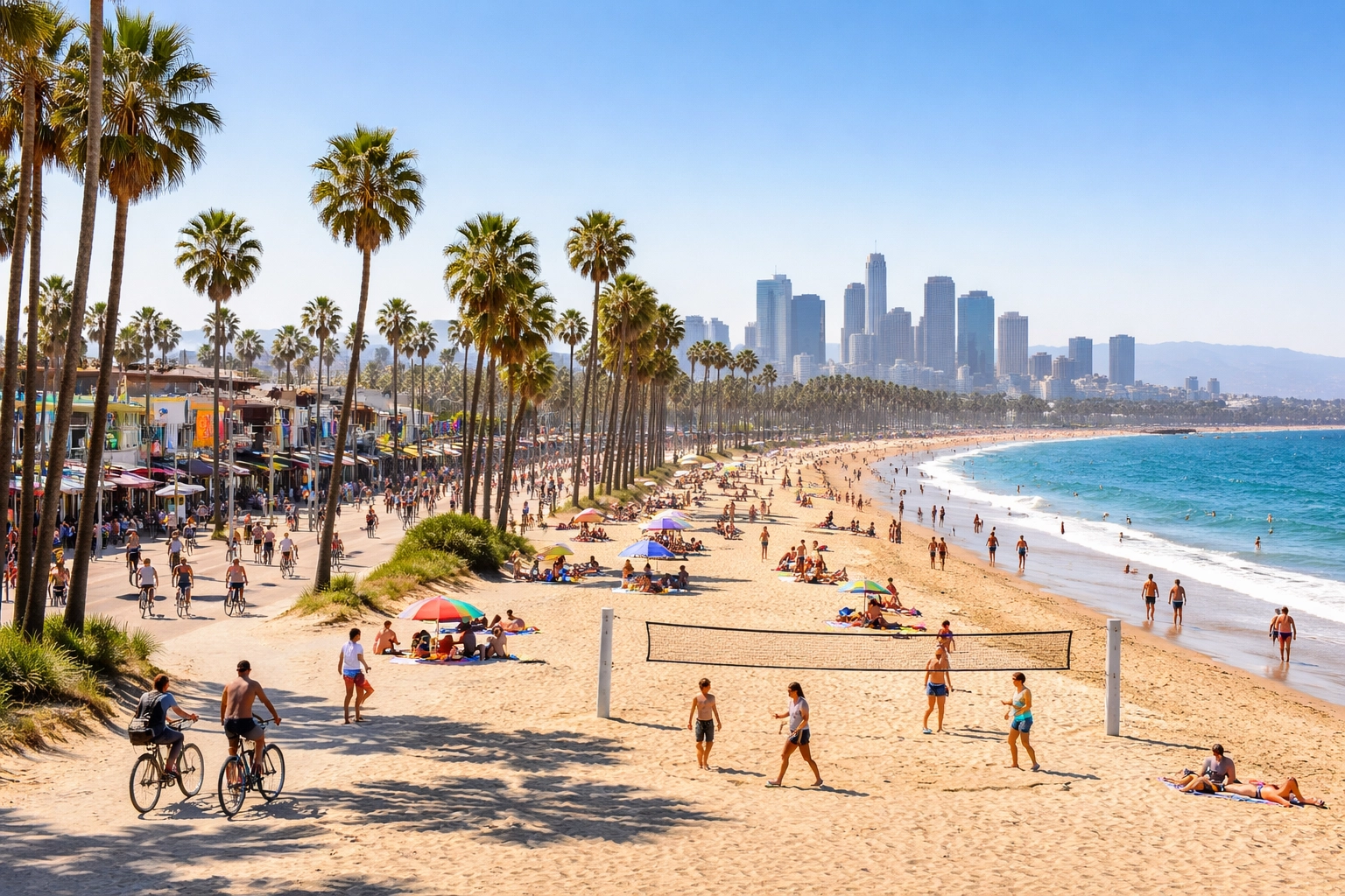 Los Angeles California Urban Sunshine