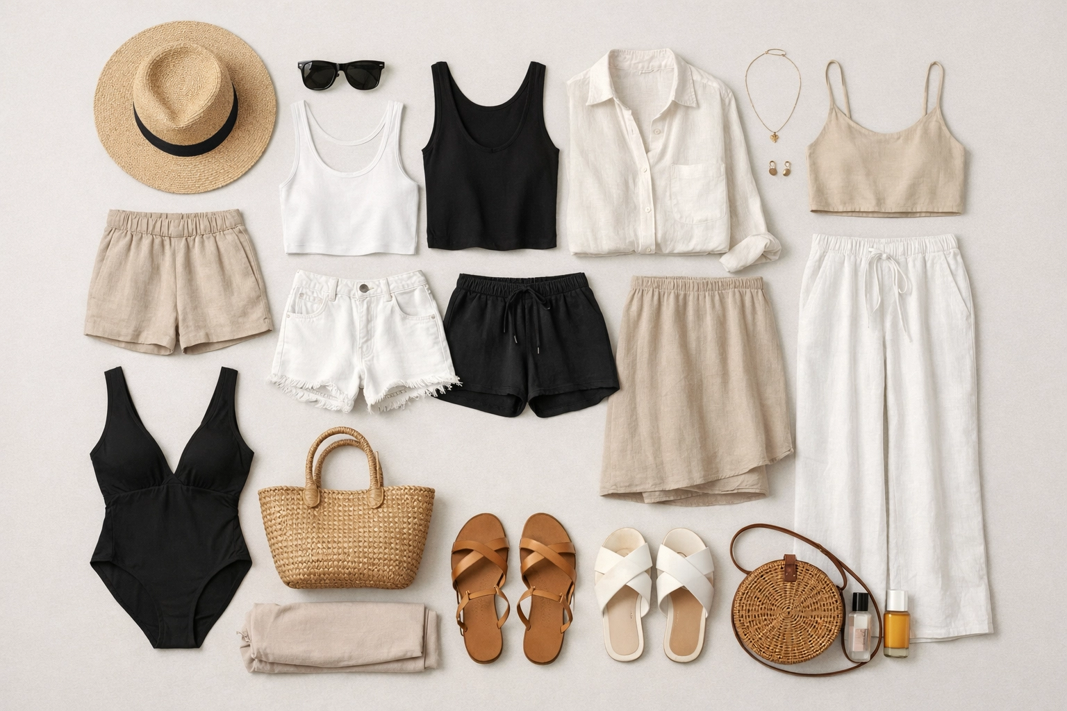 Minimalist Capsule Outfit