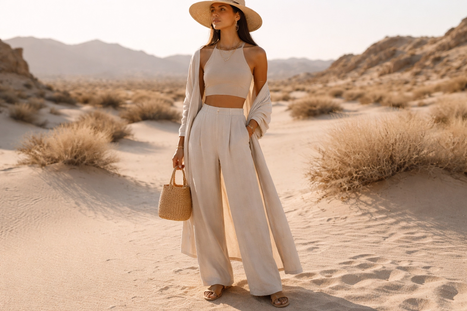 Minimalist Desert Outfit