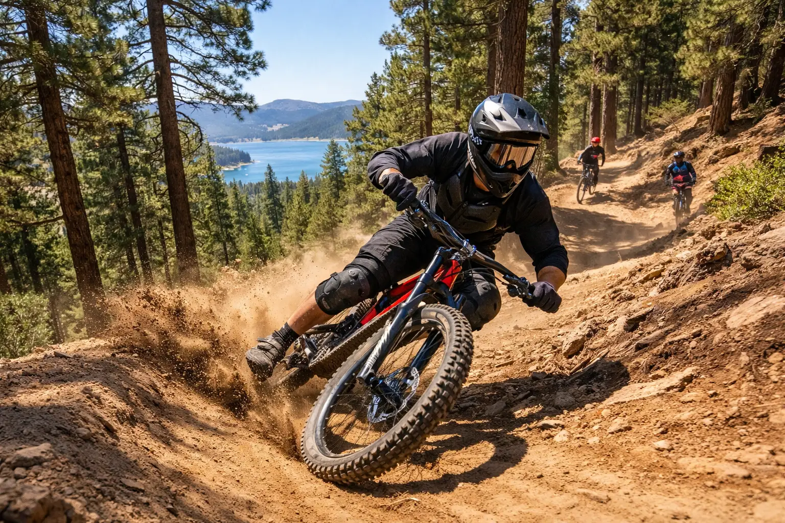 Mountain Bike at Snow Summit Bike Park