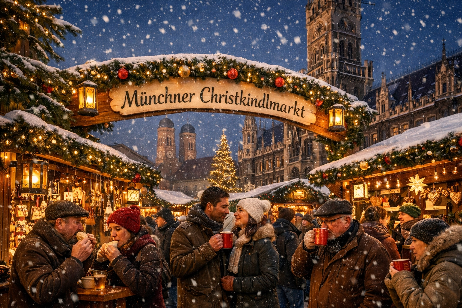 Munich Christmas Market in Munich Germany