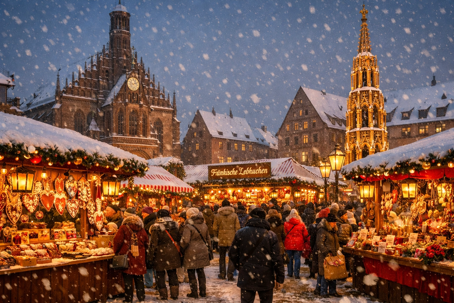 Nuremberg Christmas Market in Nuremberg Germany