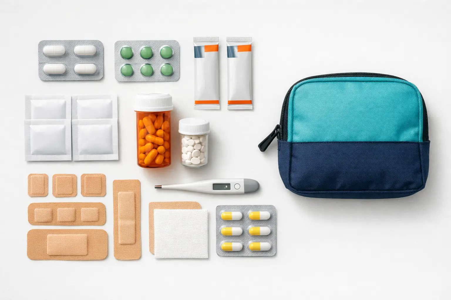 Prepare a Compact First Aid and Health Kit
