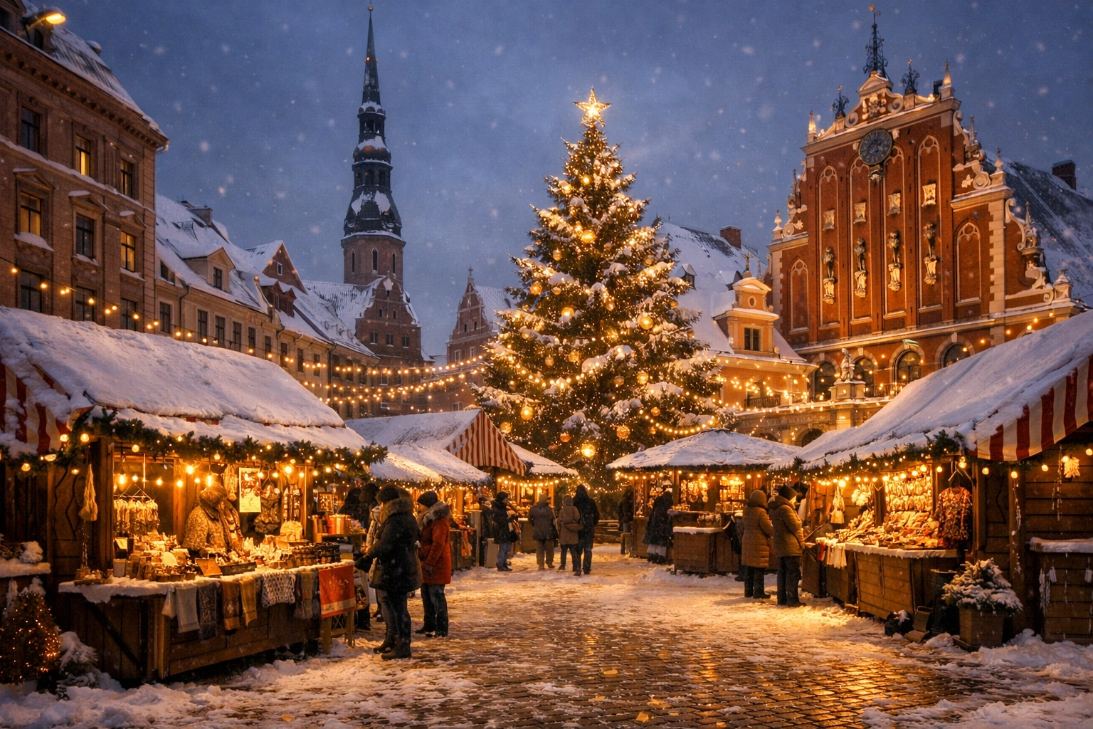 Riga Christmas Market in Riga Latvia