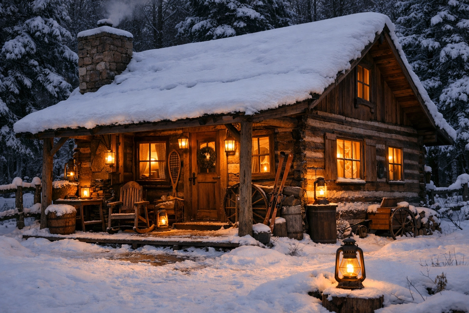 Rustic Cabin with Vintage Charm