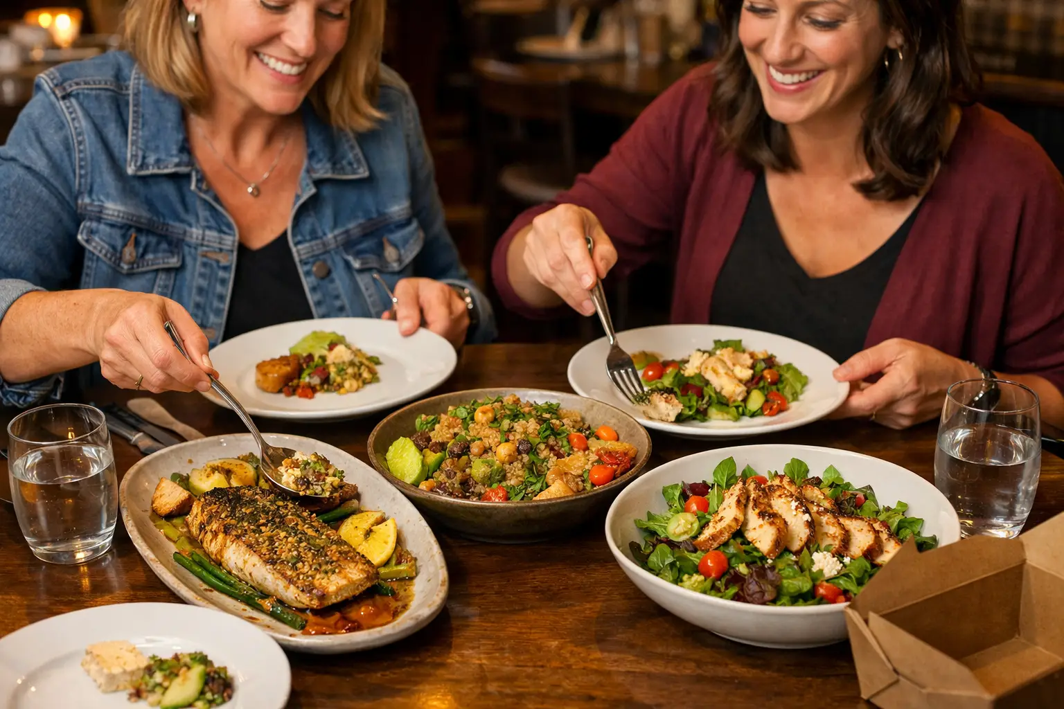 Share Meals to Manage Restaurant Portion Sizes