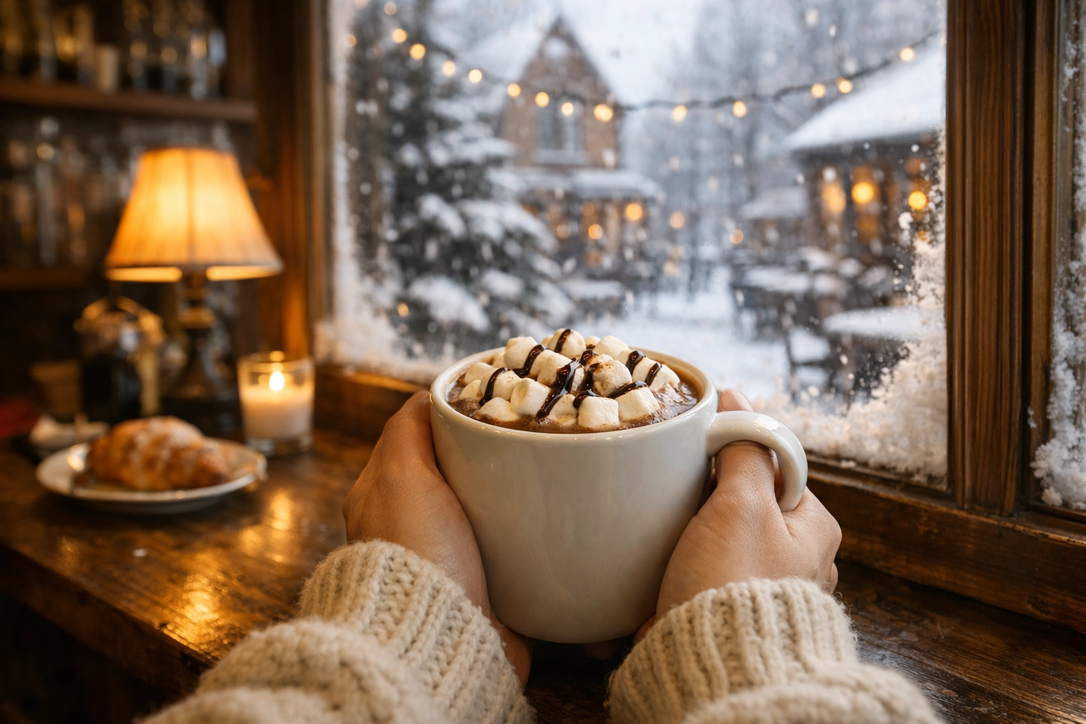 Sip Hot Chocolate in Cozy Cafes