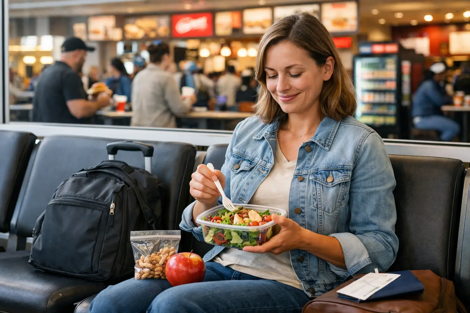 Skip the Airport Food and Eat Before You Fly