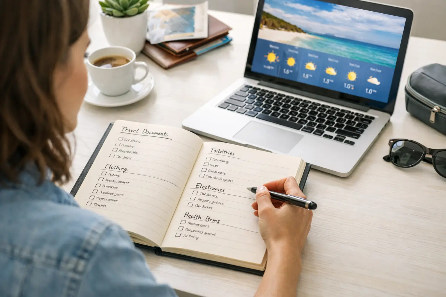 Start with a Master Packing List Before You Touch the Suitcase