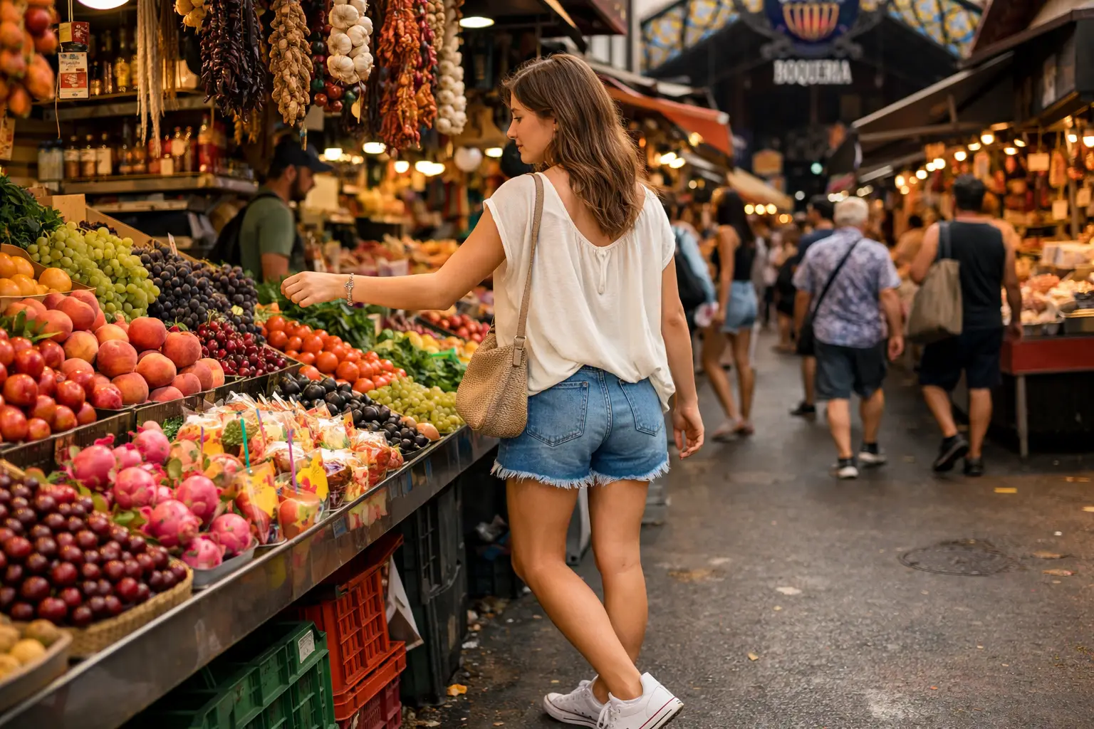 Street Market Shopping Outfit