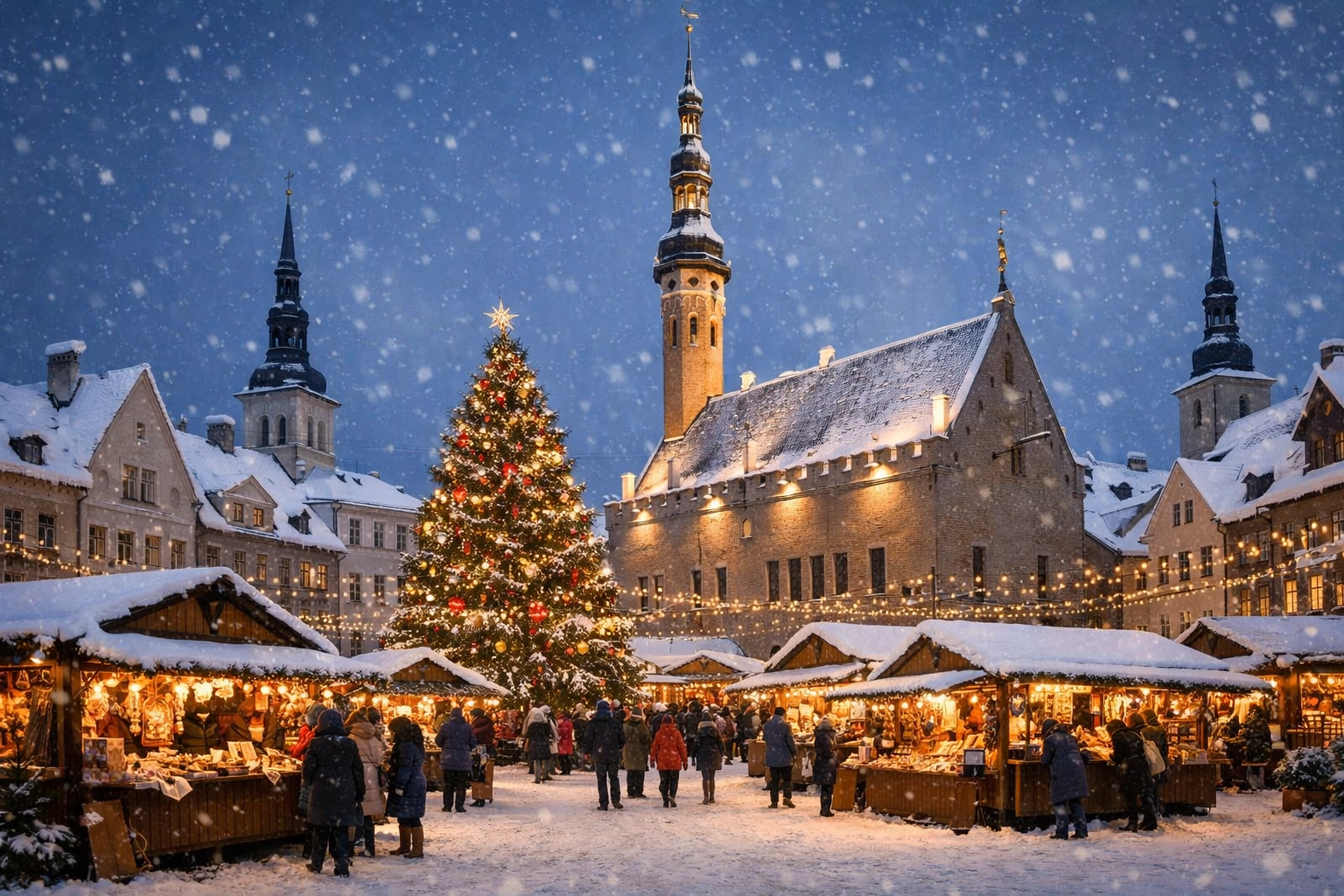 Tallinn Christmas Market in Tallinn Estonia