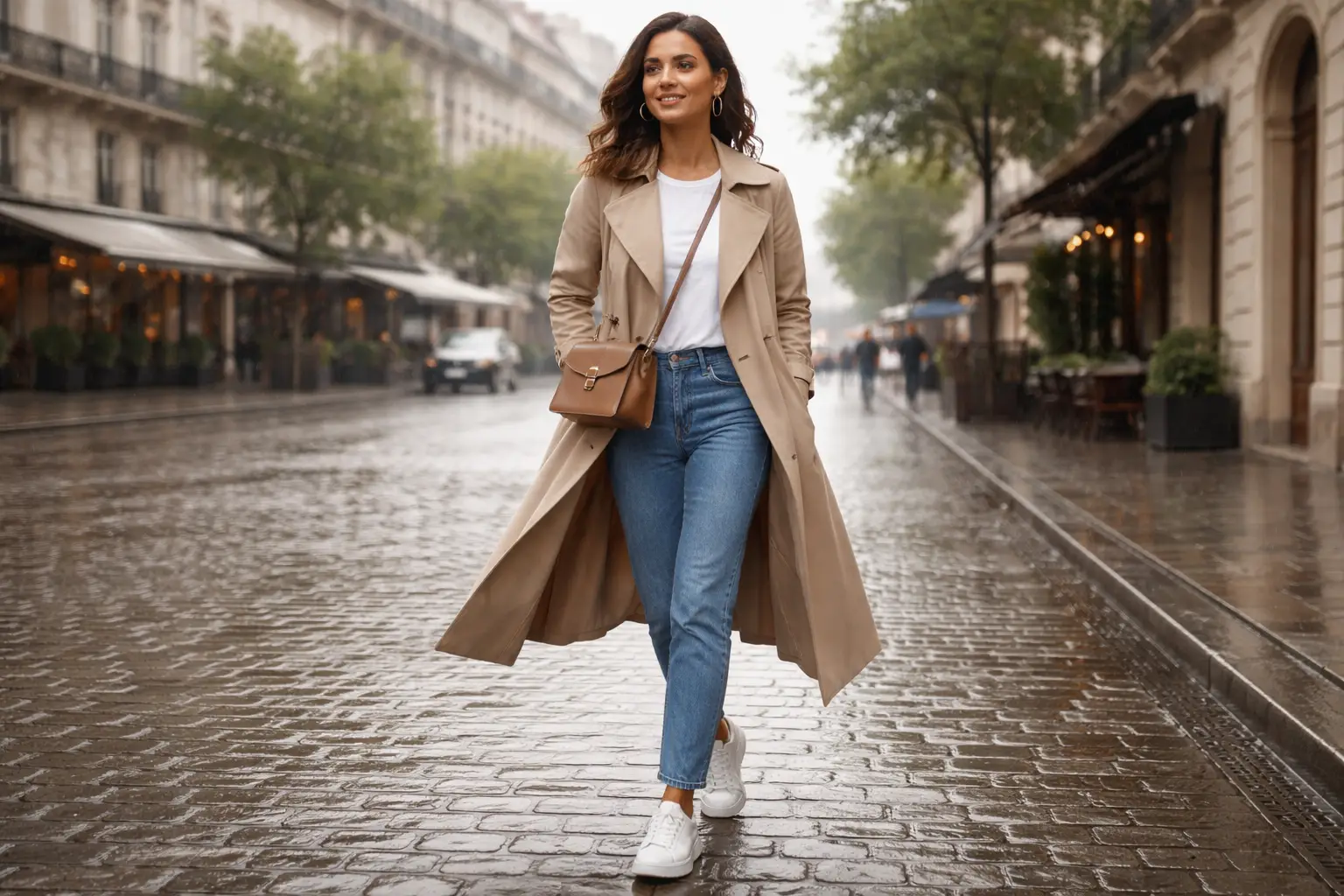 The Classic Trench Coat Over Any Outfit