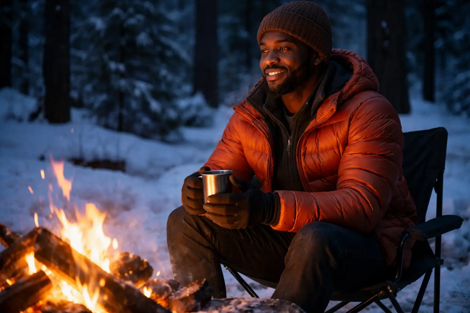 The Down Puffer Jacket Outer Insulation Outfit