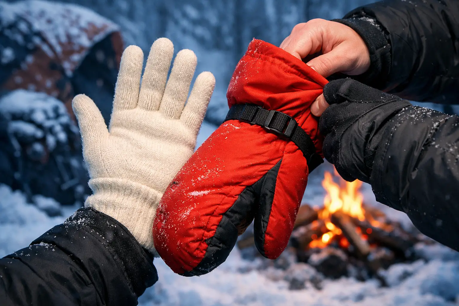 The Insulated Gloves and Mittens Outfit