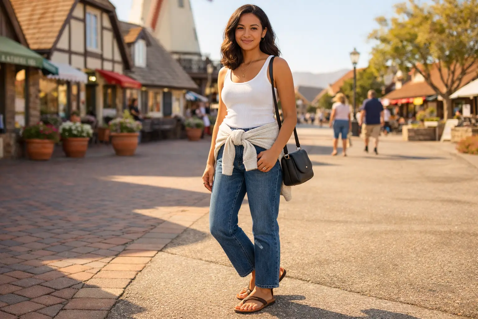 The Layered Morning to Afternoon Outfit