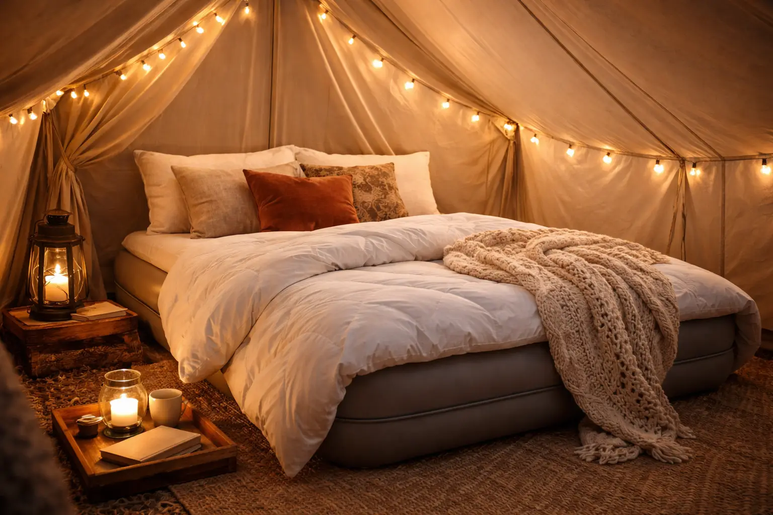 The Luxury Bedding and Air Mattress Upgrade