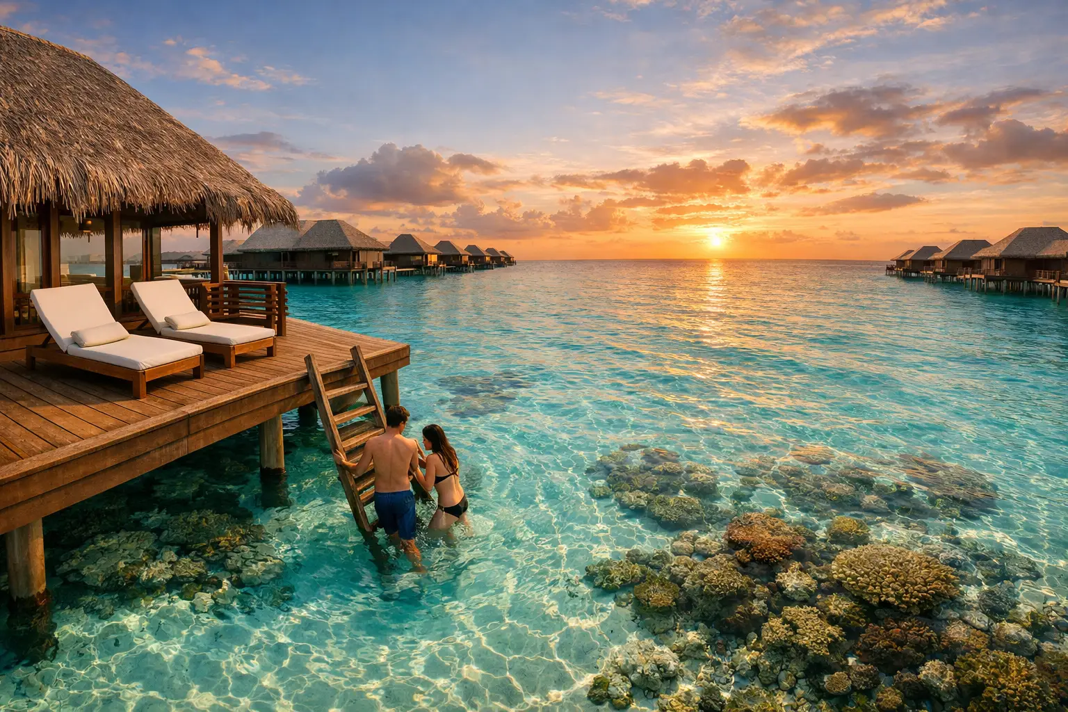 The Maldives Overwater Bungalow Experience