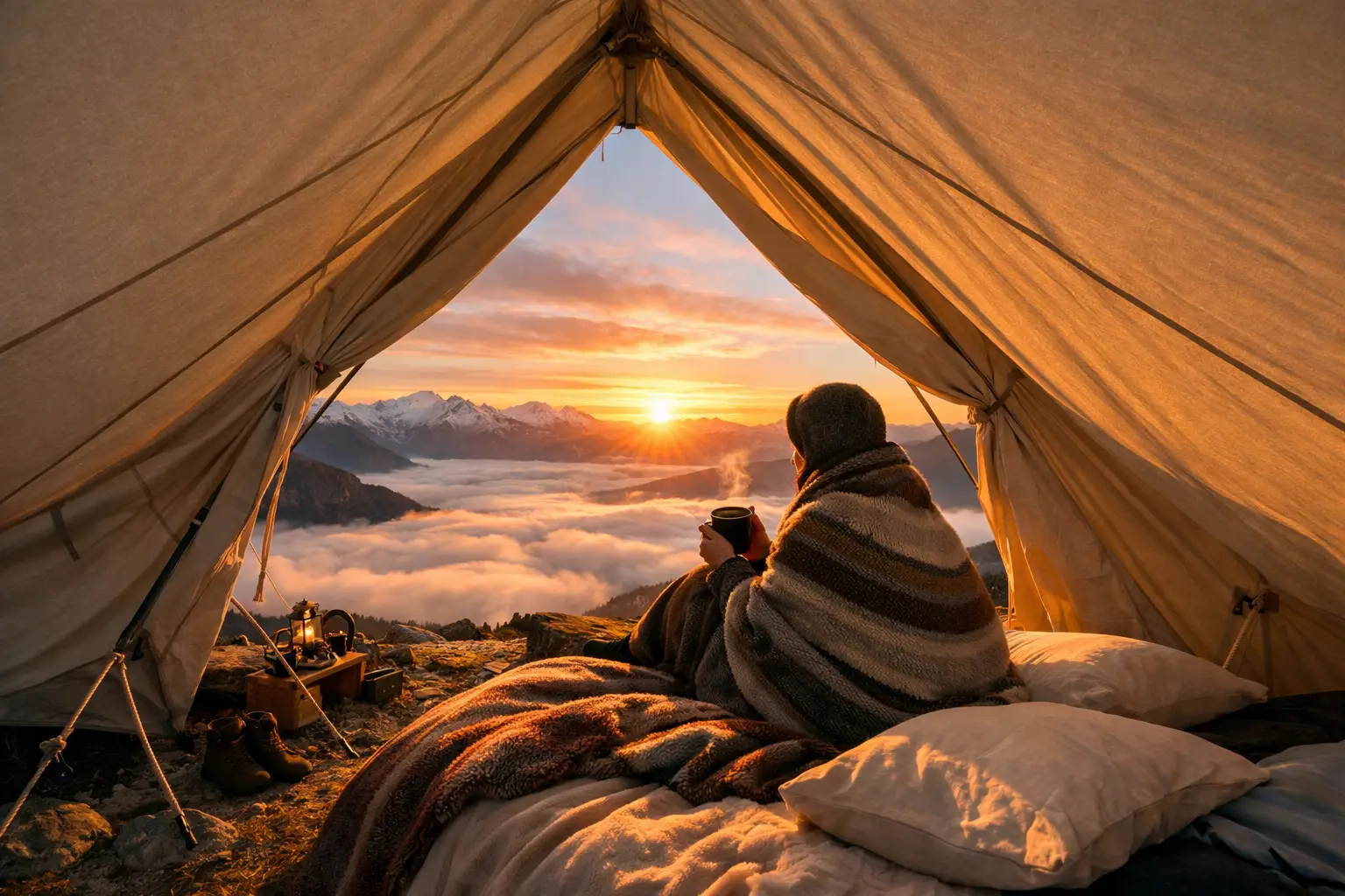 The Mountain Top Glamping Adventure