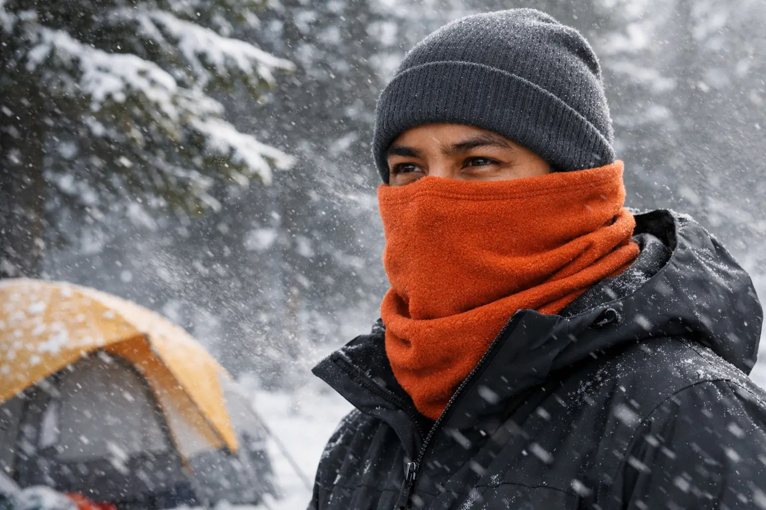 The Neck Gaiter and Scarf Outfit