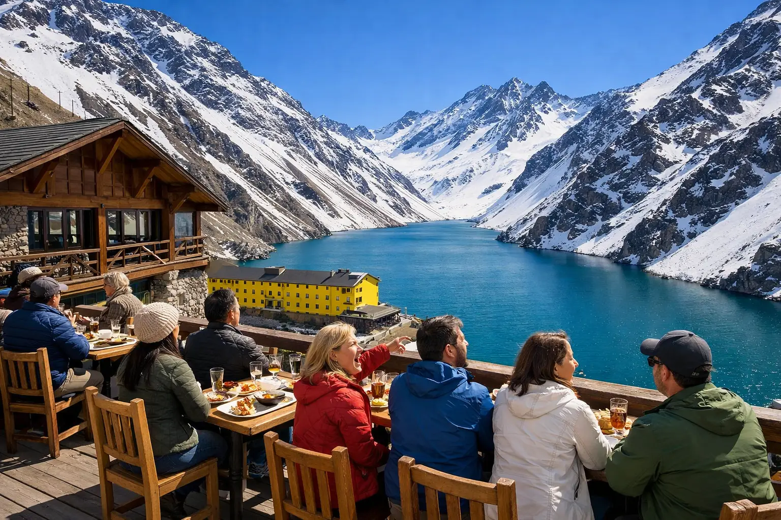 The Sol y Nieve Restaurant View