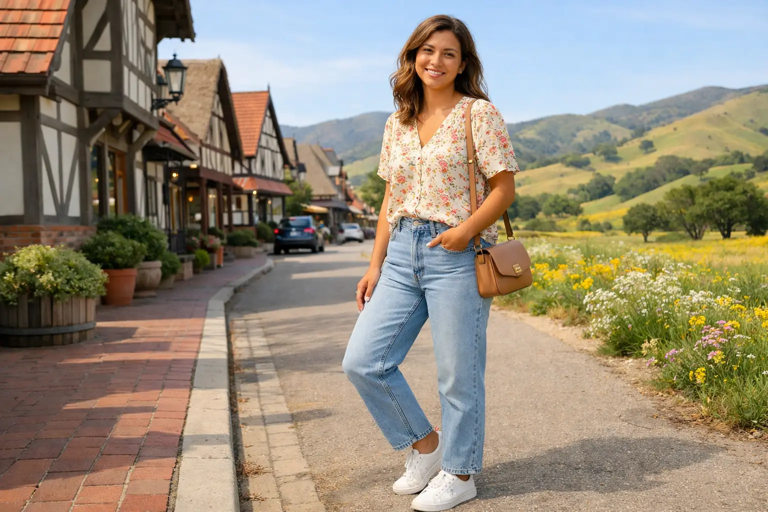 The Spring Floral and Denim Outfit