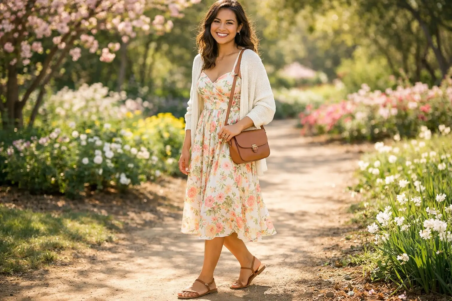 The Sundress with Lightweight Cardigan